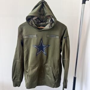 Dallas Cowboys Nike Hoodie Sweatshirt Youth XL Salute To‎ Service Therma Fit